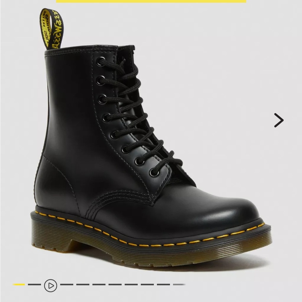 Dr. Martens Women's Black Leather Boots